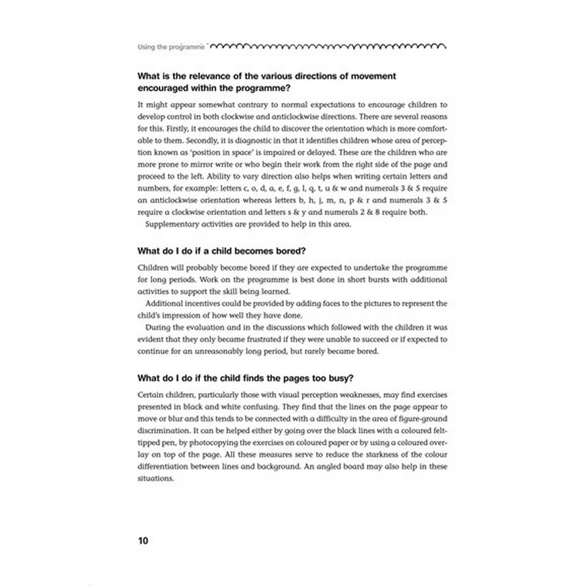 Write from the start : Unique Programme to Develop the Fine Motor and Perceptual Skills Necessary for Effective Handwriting