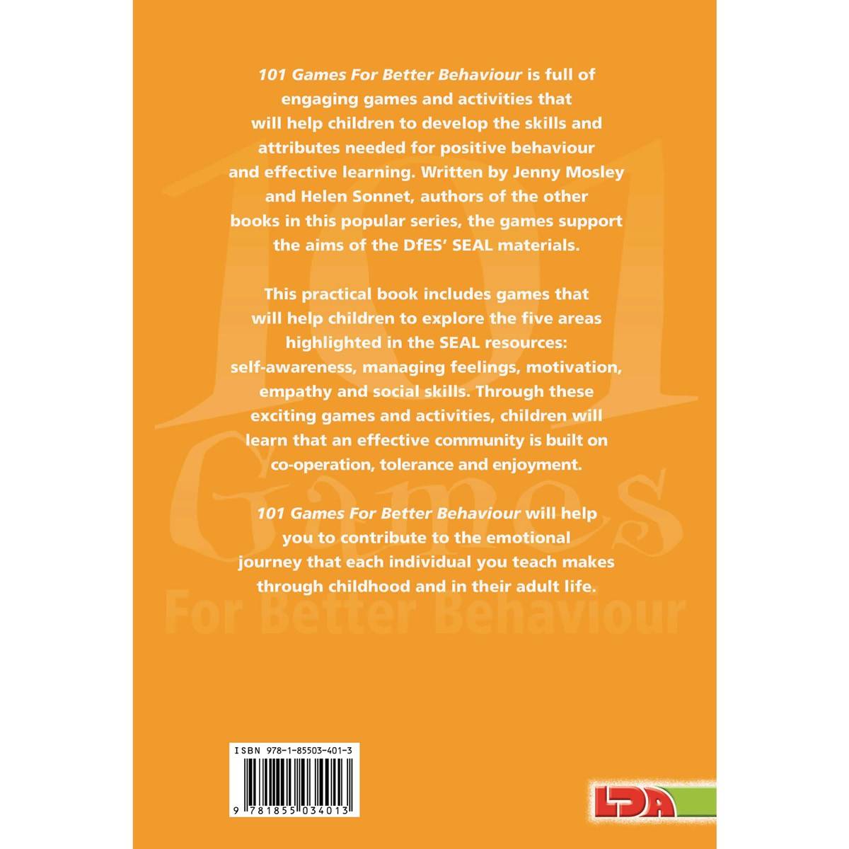 101 Games for Better Behaviour book