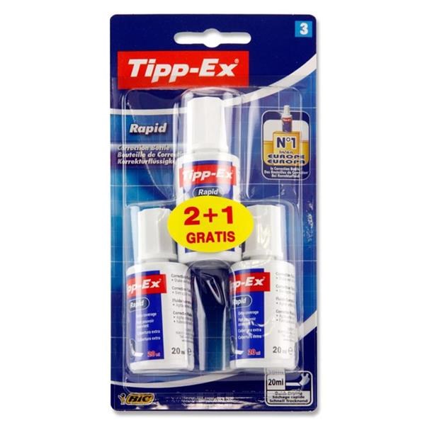 Tipp-Ex Bottle 2 + 1 20Ml Sponge