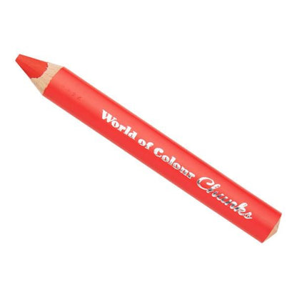 World Of Colour 3-In-1 Washable Chunks Pencils Pack Of 6