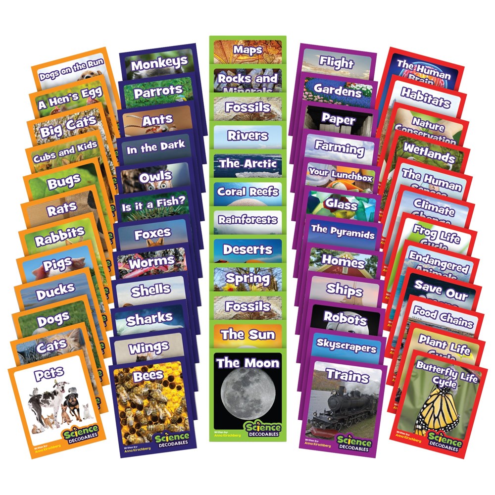 Science Decodables Non-Fiction Boxed Set Bundle *FREE TEACHER GUIDE*
