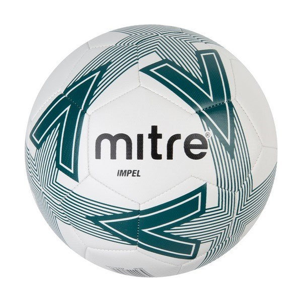 **Mitre Impel Training Ball Size 5, White/Pitch Green/Black