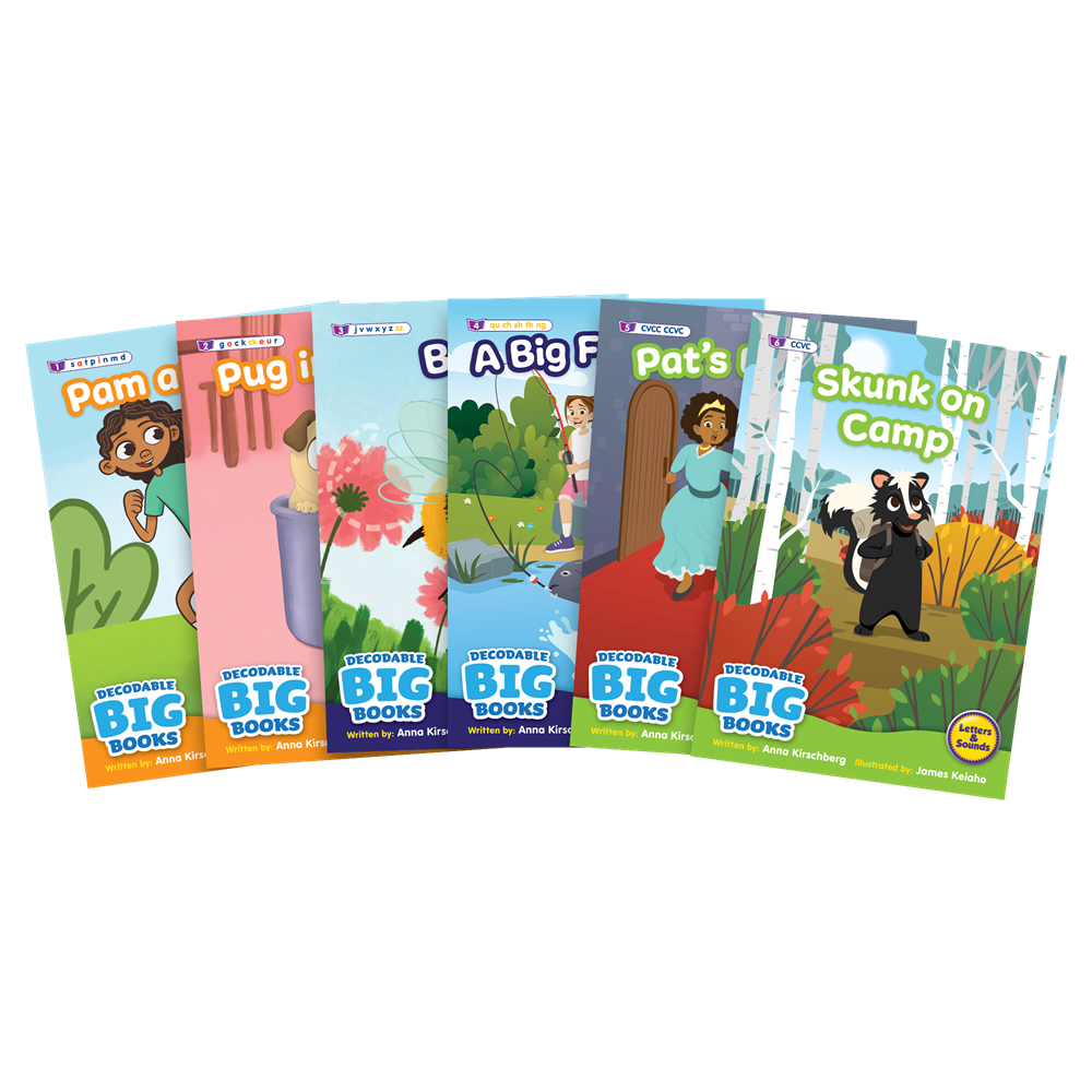 Letters & Sounds Decodable Big Books Fiction (6 Books)