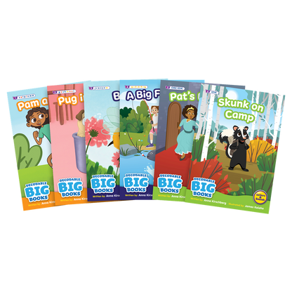 Letters & Sounds Decodable Big Books Fiction (6 Books)