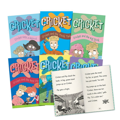 Letters & Sounds Cricket The Kit - Decodable Chapter Books - Boxed Set