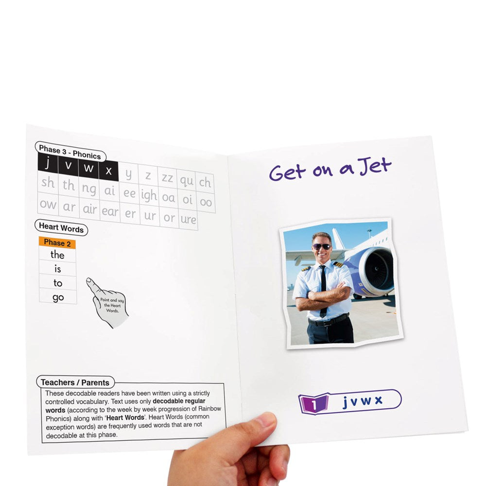 Letters & Sounds Real World Non-Fiction Hi-Lo Decodables Phase 3 - 6 Pack