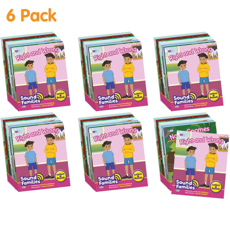 Letters & Sounds Phase 5.5 Fiction  Sound Families Consonants - 6 Pack