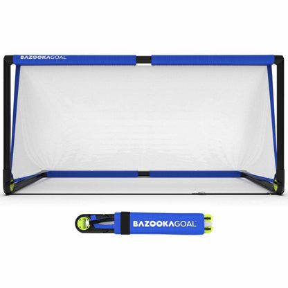 Bazooka Goal Football Goals - 6ft x 3ft  (Blue/white)