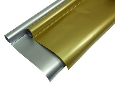 OUT OF STOCK Fadeless Display Rolls 1.2m x 3.7mMetallic Silver