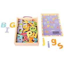 Bigjigs Wooden Magnetic Letters (Lowercase)