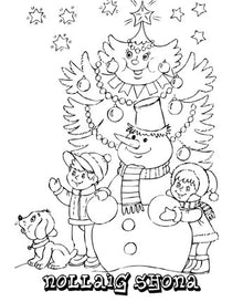 Colour In' Christmas Cards Pack 4