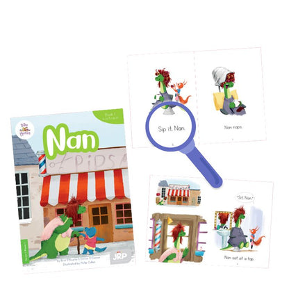 BiDee Phonics Decodable Readers Series 1 Phase 1