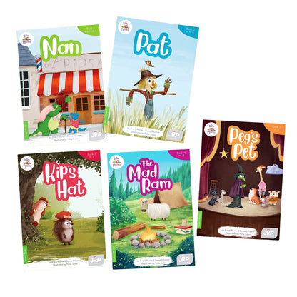 BiDee Phonics Decodable Readers Series 1 Phase 1