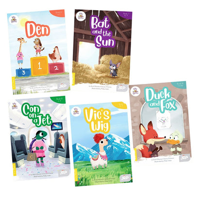 BiDee Phonics Decodable Readers Series 1 Phase 2  - 6 Pack