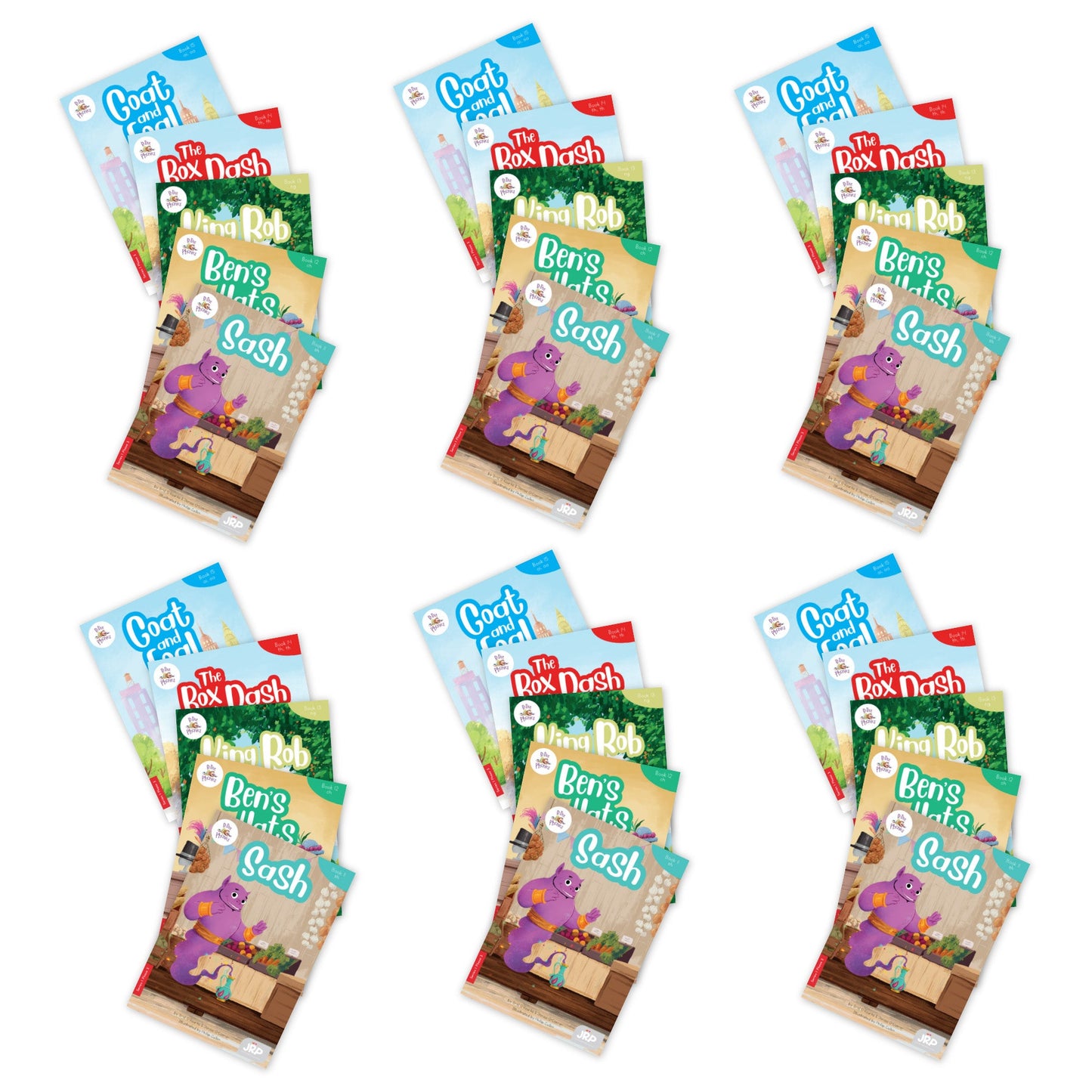 BiDee Phonics Decodable Readers  Series 1 Complete Classroom Kit (180 Books)