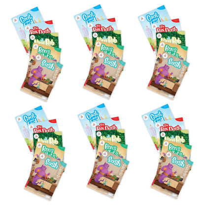 BiDee Phonics Decodable Readers Series 1 Phase 3 - 6 Pack