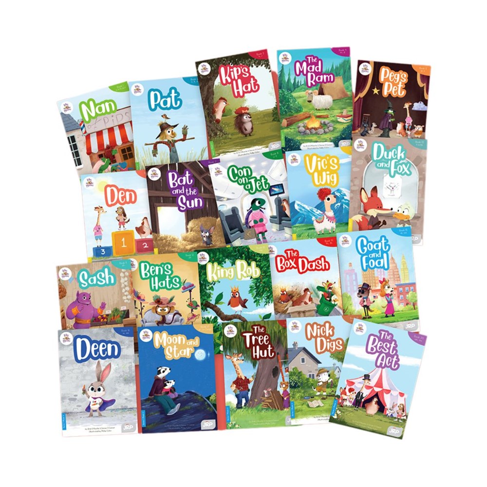 BiDee Phonics Decodable Readers  Series 1 Complete Kit (20 Single Titles)