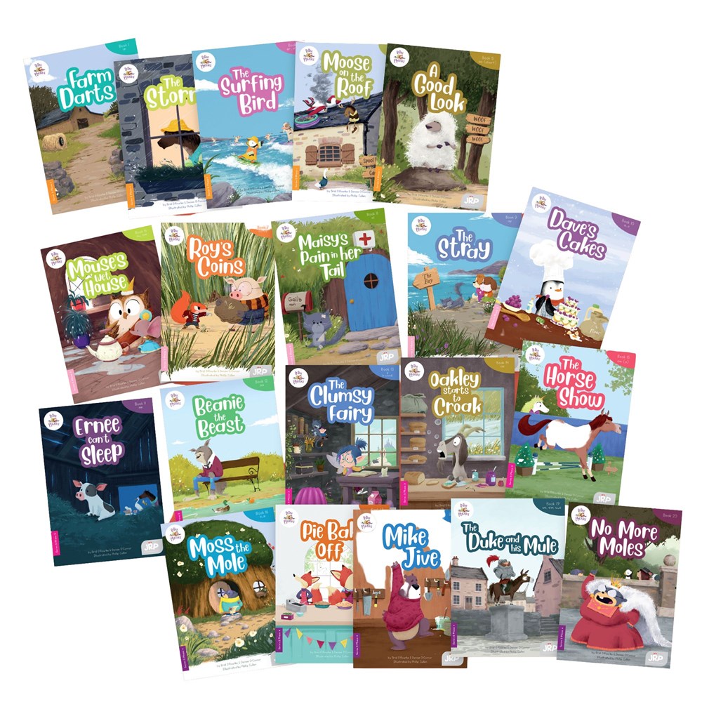 BiDee Phonics Decodable Readers  Series 2 Complete Kit 20 (Single Titles)