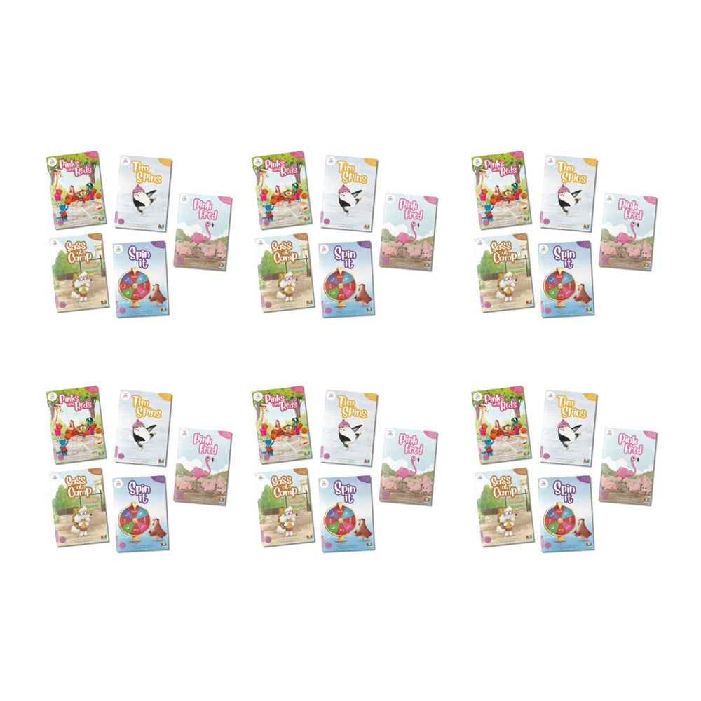 BiDee Phonics Decodable Readers Series 1 Phase 1+ - 6 Pack