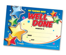 Just Rewards Certificates My Teacher Say's Well Done