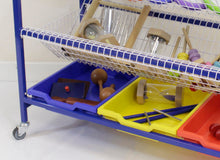 Music Storage Trolley With Gratnell Trays