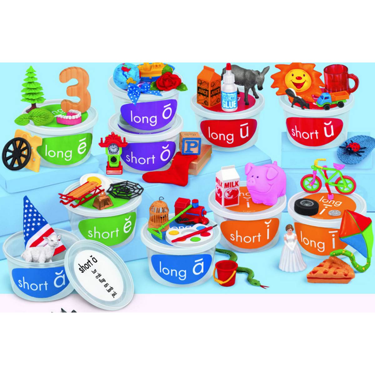 Vowel Teaching Tubs