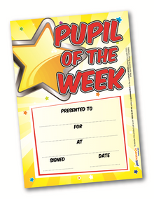 Just Rewards Certificates Pupil Of The Week Award