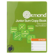 Ormond 40Pg 10mm Sq Durable Cover Junior Sum Copy - Pack Of 20