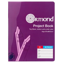 Ormond 40Pg No.15 Durable Cover Project Book - Pack Of 20