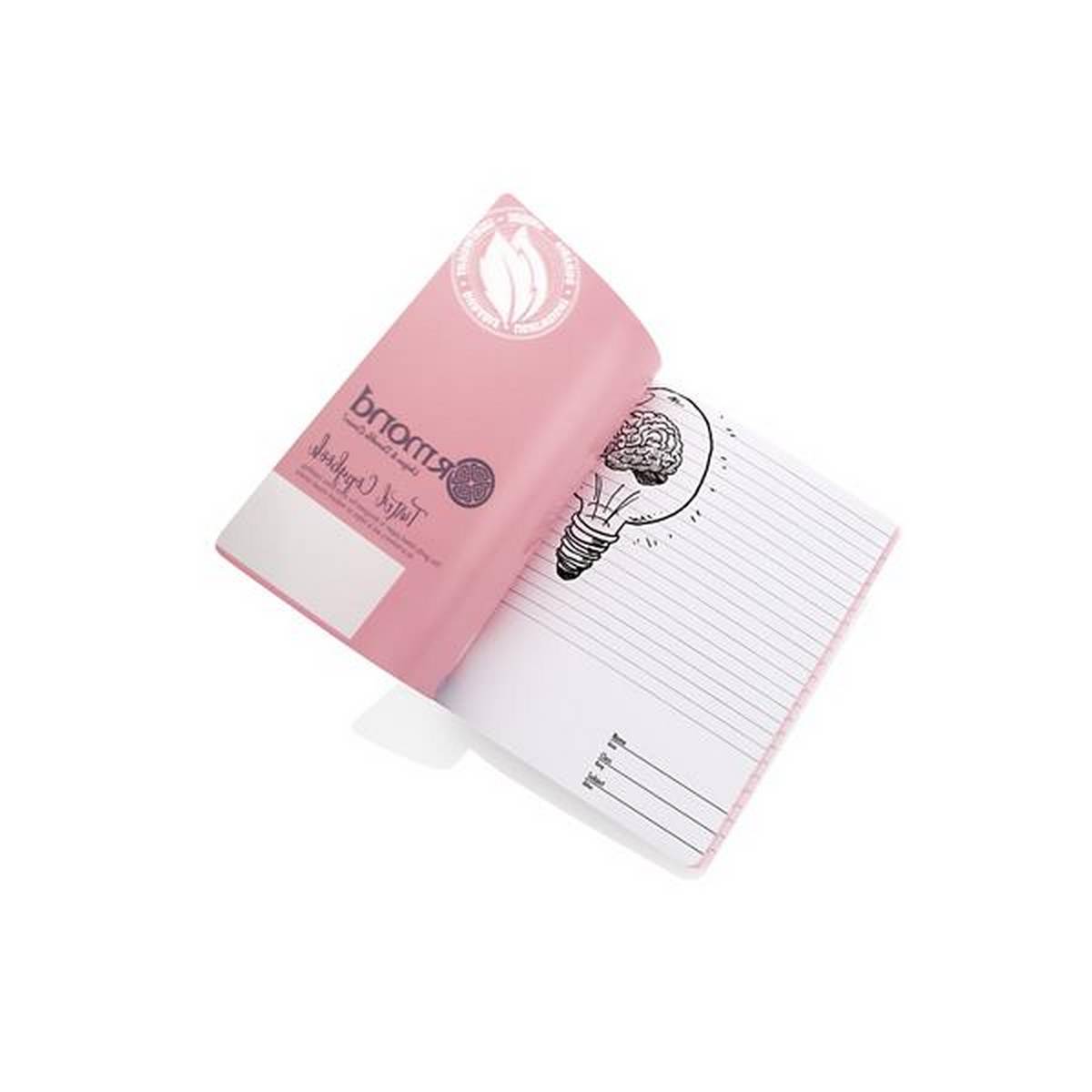 Ormond A11 88Pg Visual Memory Aid Copy Book - Pink