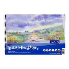 Icon A3 300Gsm Wiro Watercolour Pad 12 Sheets