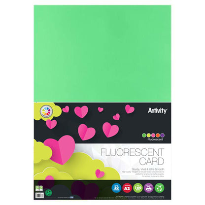 Premier A2 160gsm Fluorescent Neon Card (Pack of 20)