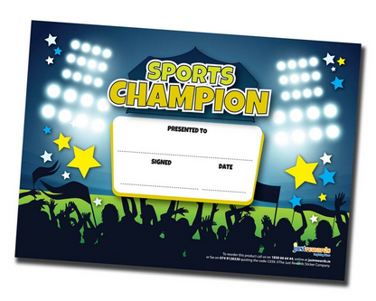 Sports Champion Certificates
