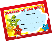 Just Rewards Certificates Student Of The Week