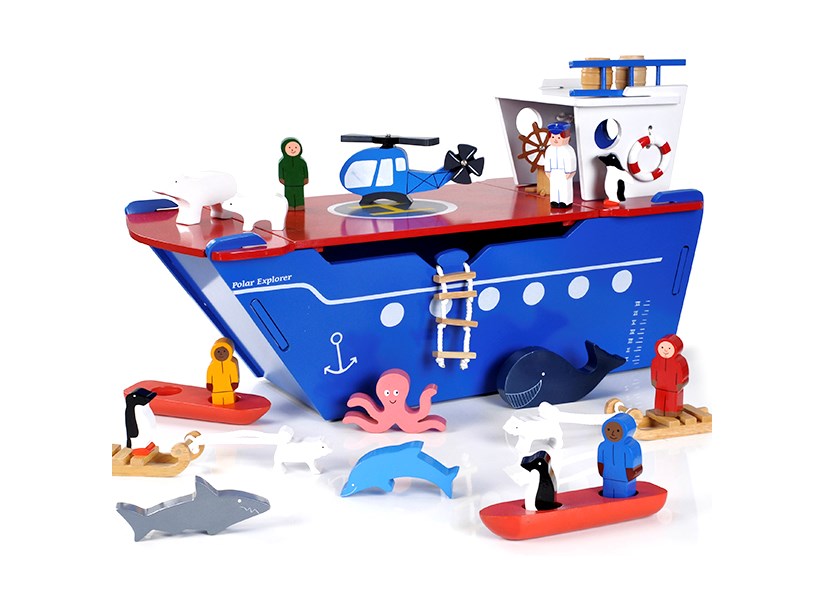 Large Wooden Polar Explorer Play Set