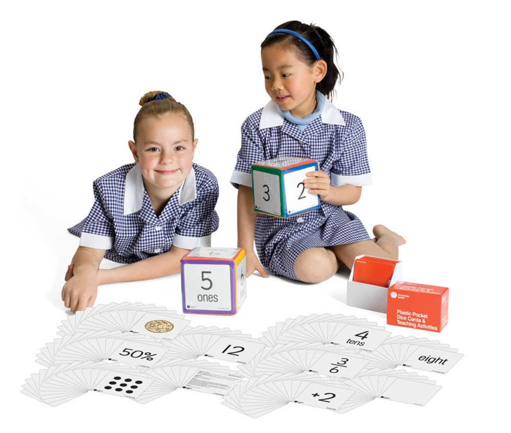 Plastic Pocket Dice and Cards