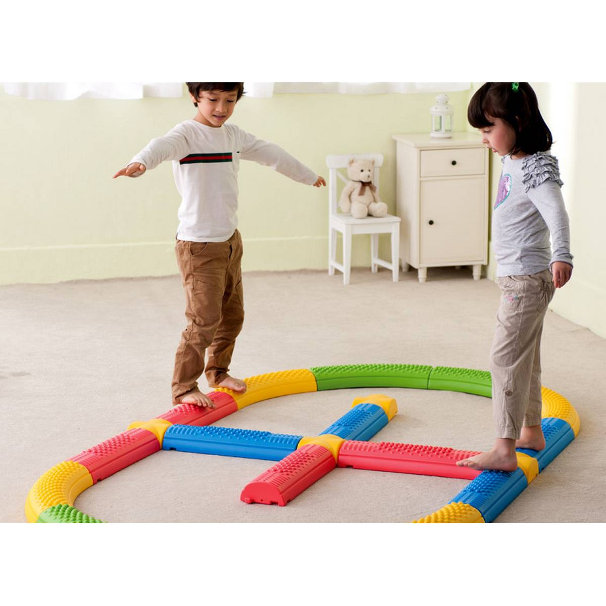 Tactile Path (Curve+Straight+Square)