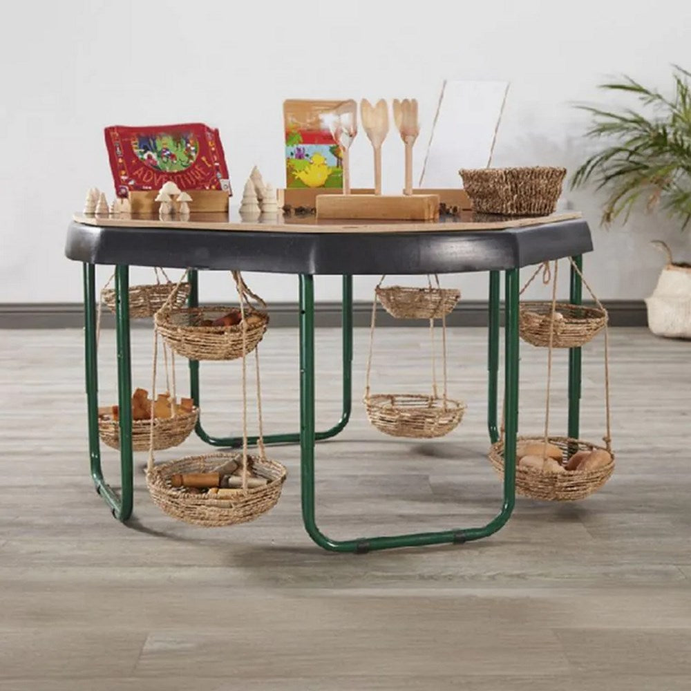 Cosy Hanging Wicker Baskets 2Pk