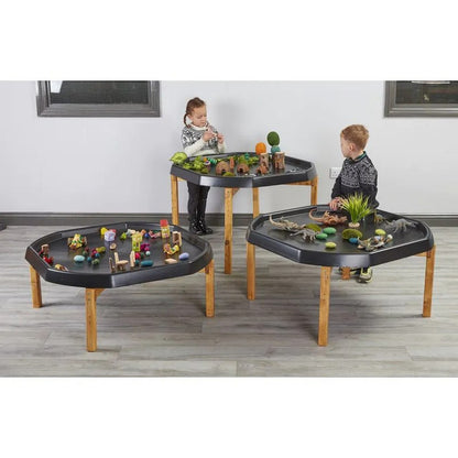 Wooden Tuff Play Tray Stand (H 50 CM)