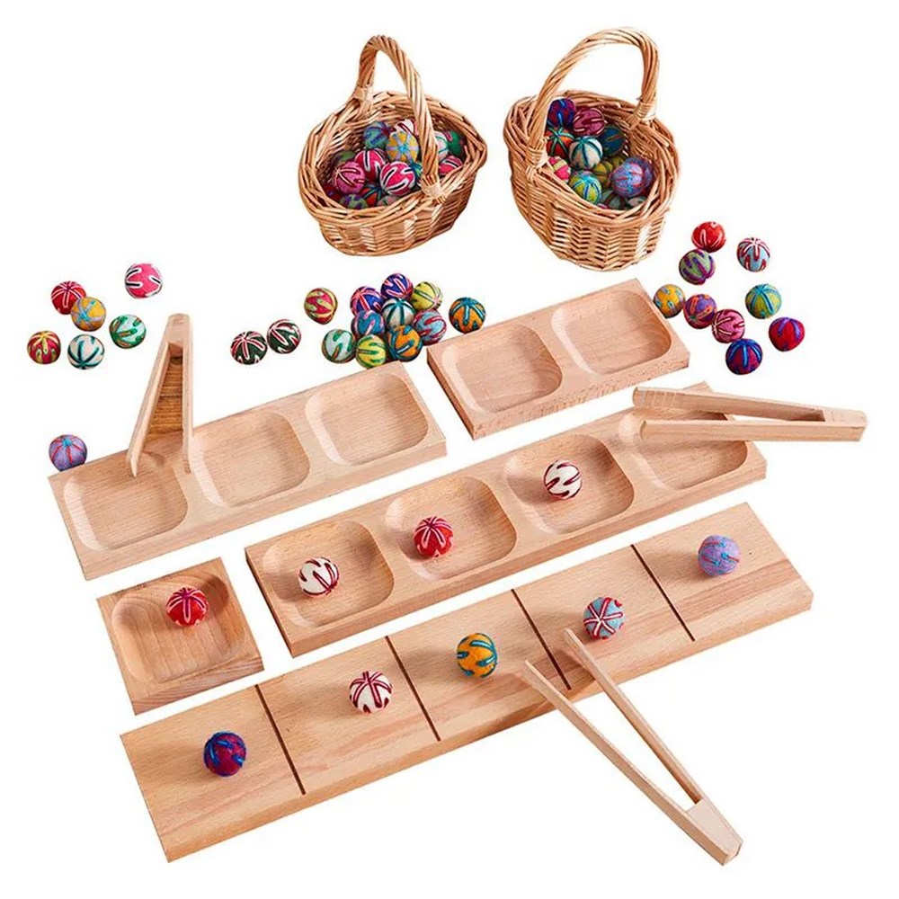 Pattern Felt Balls 100pk