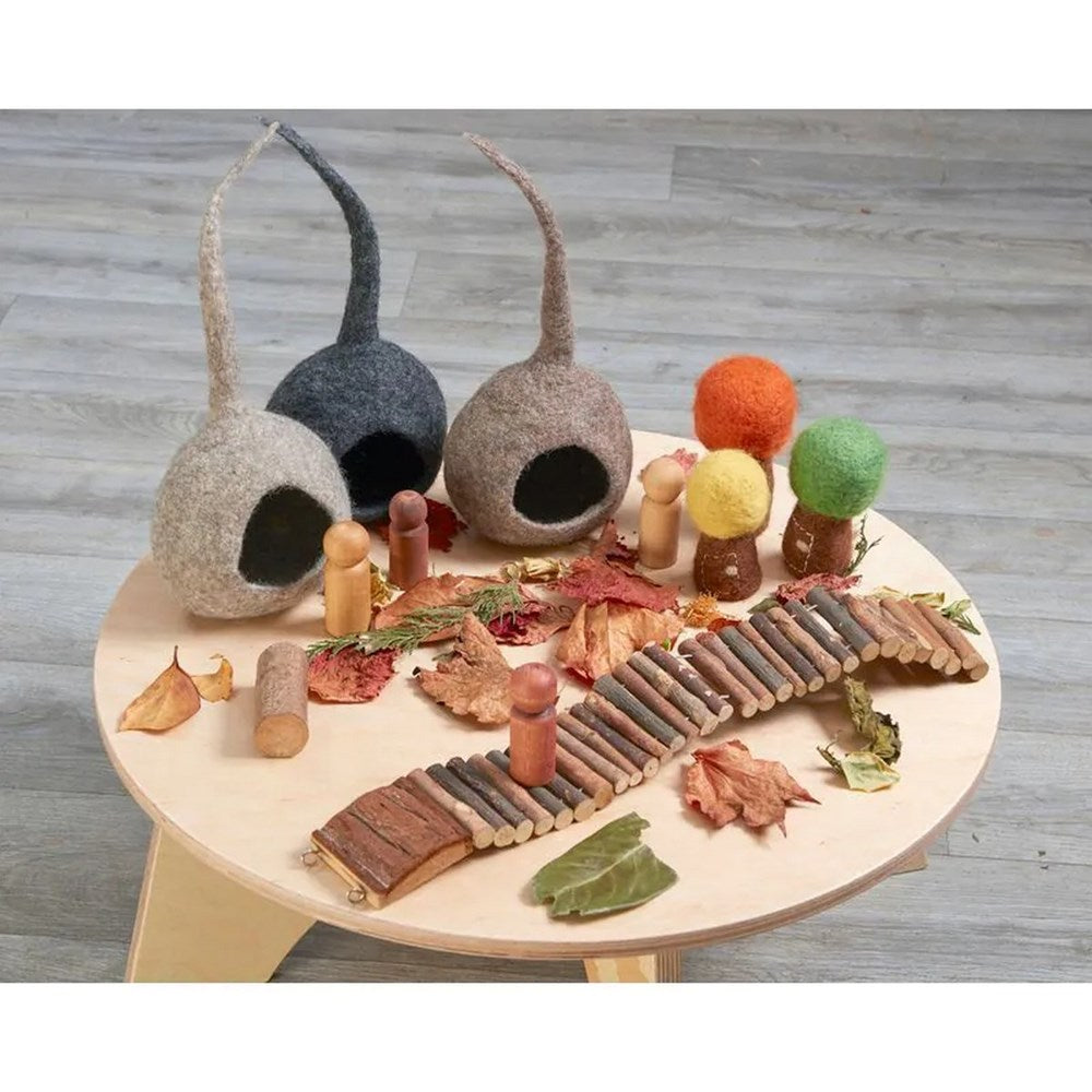 Cosy Fairy Tale Felt Houses Trio (3Pk)
