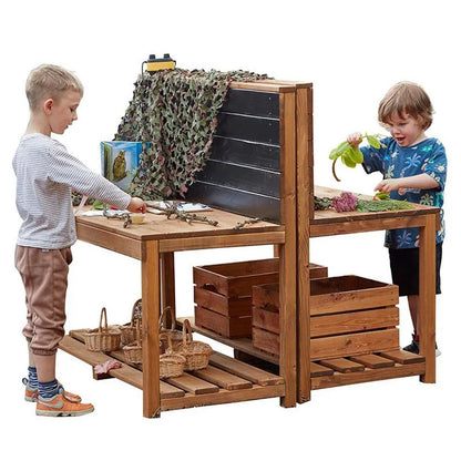 Cosy Double Nature Station/Builder Workshop Ks1