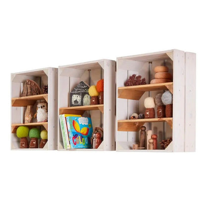 Cosy Two Toned Slim Crates 3Pk