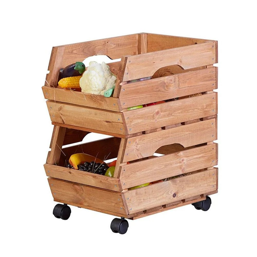 Stackable Farm Crates - Set of 2