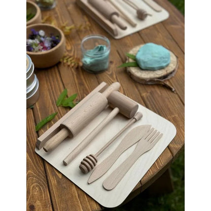 Mini Playdough Tuff Tray Sets - Pack of 18