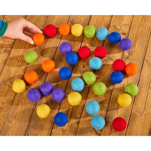 Large Pom Pom Rainbow Felt Balls