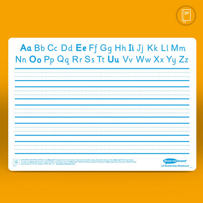 Show-Me Class Pack Drywipe Boards, Pens & Erasers - Handwriting, A4 - 35 Sets