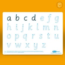 Show-Me Class Pack Drywipe Boards, Pens & Erasers - Letter Formation, A4 - 35 Sets