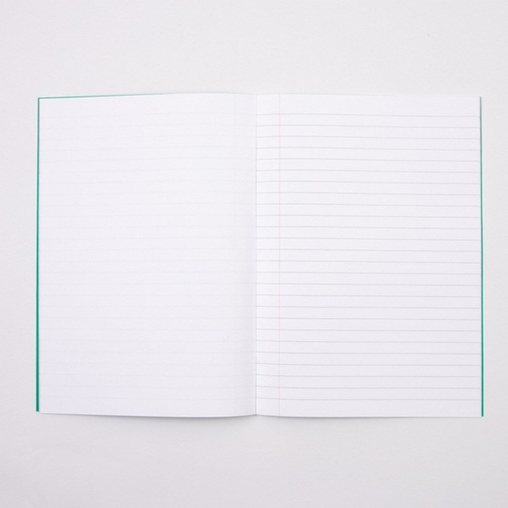 Classmates A4+ Exercise Book 48 Page, 12Mm Ruled With Margin/Plain Alternate, Green - Pack Of 50