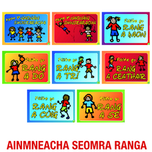 **Failte Go Ar Seomra Ranga Classroom Signs